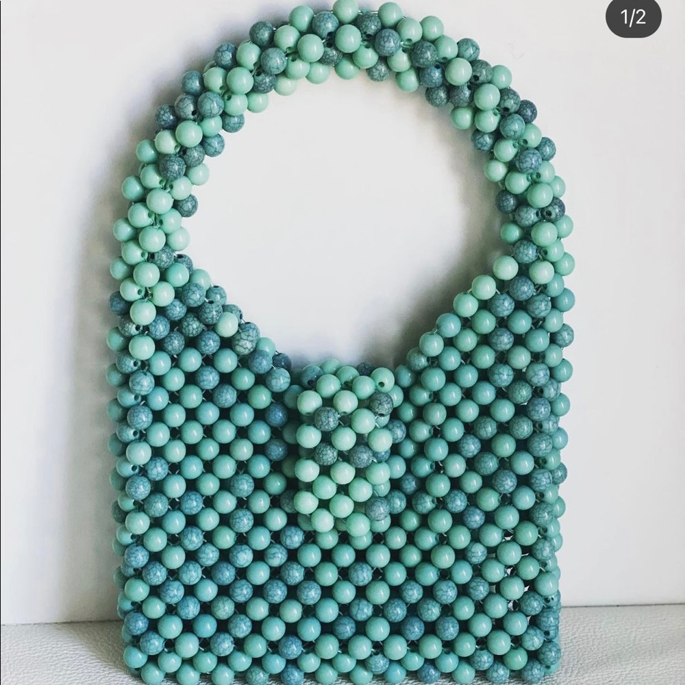 Beaded mini bag